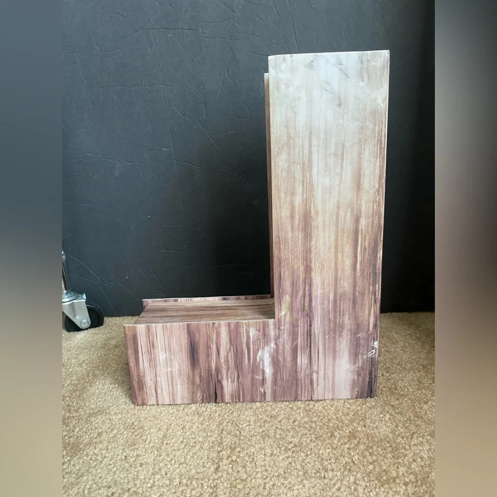 Ashland Michaels Monogram ‘L’ Letter tabletop decor box opens rustic woodland - Picture 7 of 10